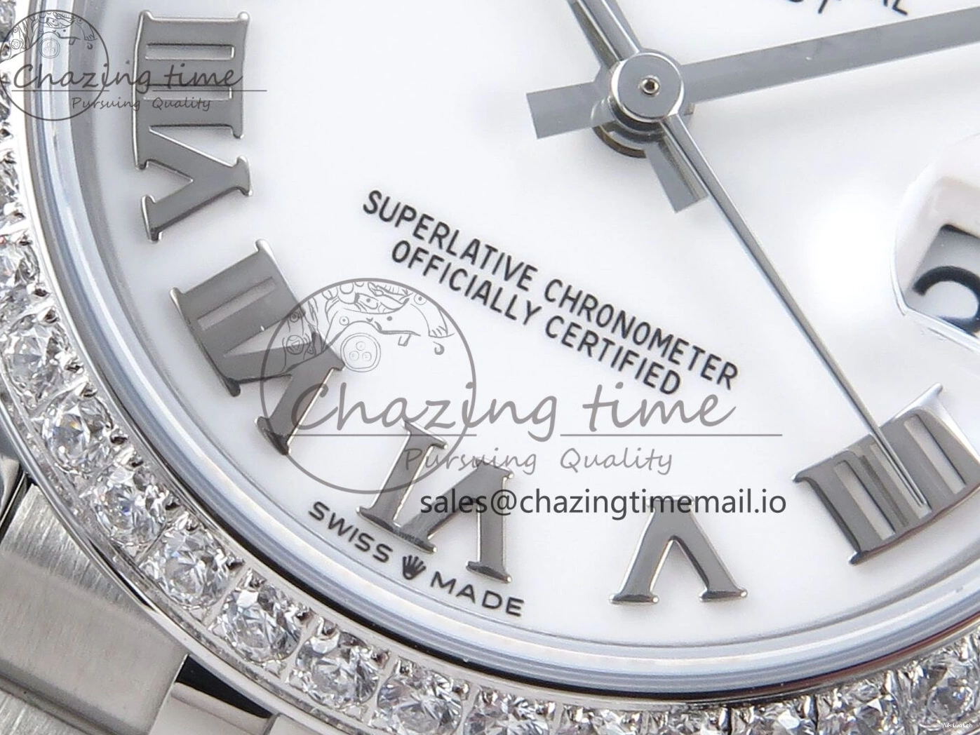 Dial White 31 ARF 1:1 Bezel SS ETA DateJust Best 2688 Jubilee Roman Steel Edition 278384RBR Bracelet Diamonds 904L on 0125